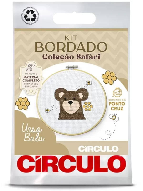 KIT DE BORDADO INGLÊS CIRCULO