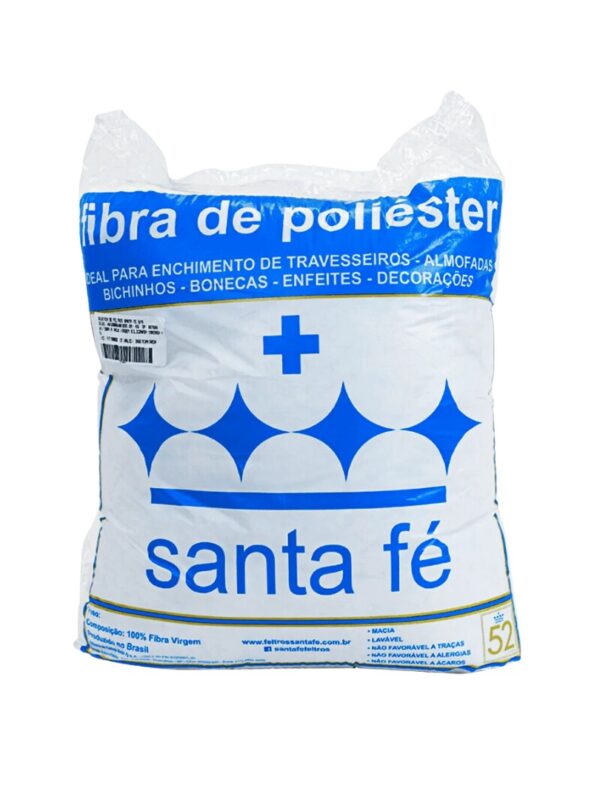 FIBRA VIRGEM SILICONADA SANTA FÉ - 1 KG (A VÁCUO)