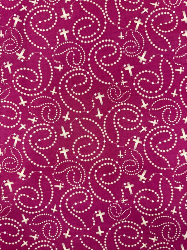 TRICOLINE TERÇO – ESTAMPAS RELIGIOSAS 100% ALGODÃO