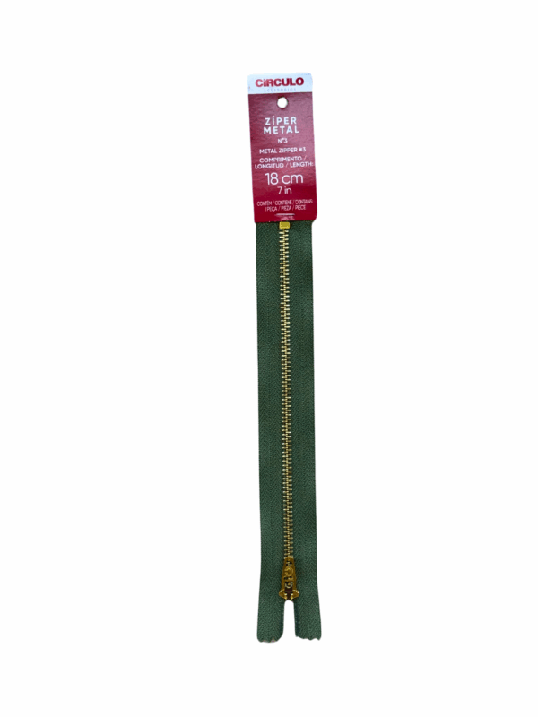 ZIPER METAL N3 18CM - COR 566 - Imagem 2