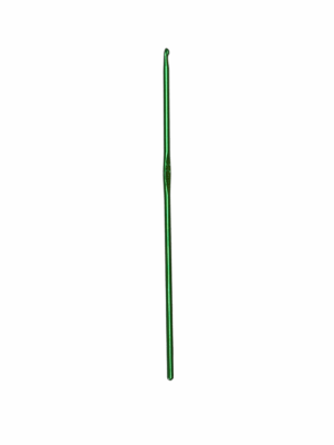 AGULHA DE CROCHE ALUMINIO - TAM 2,5 MM - VERDE ESCURO