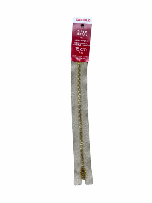 ZIPER METAL N3 18CM - COR 573 - Imagem 2