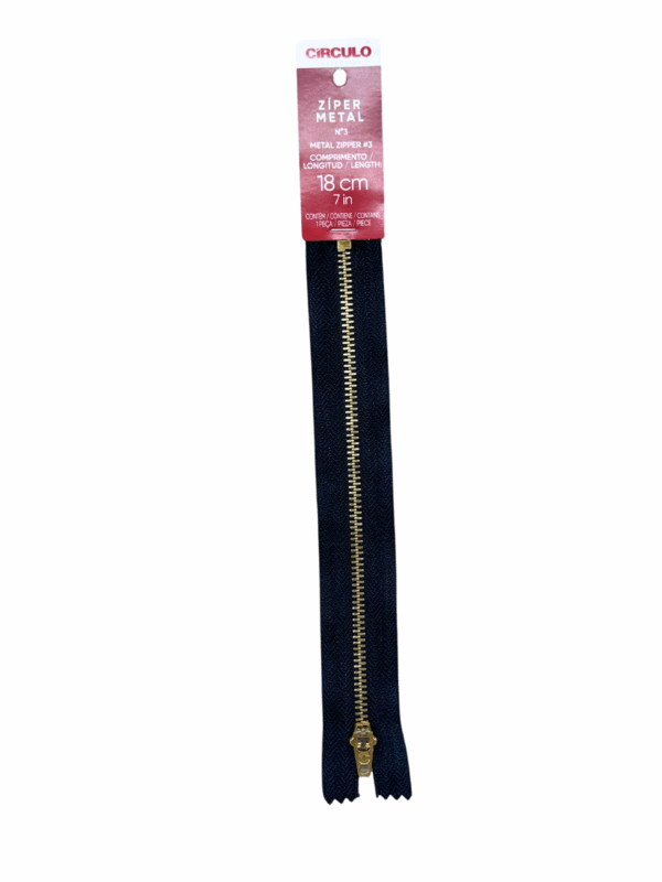 ZIPER METAL N3 18CM - COR 580 - Imagem 2