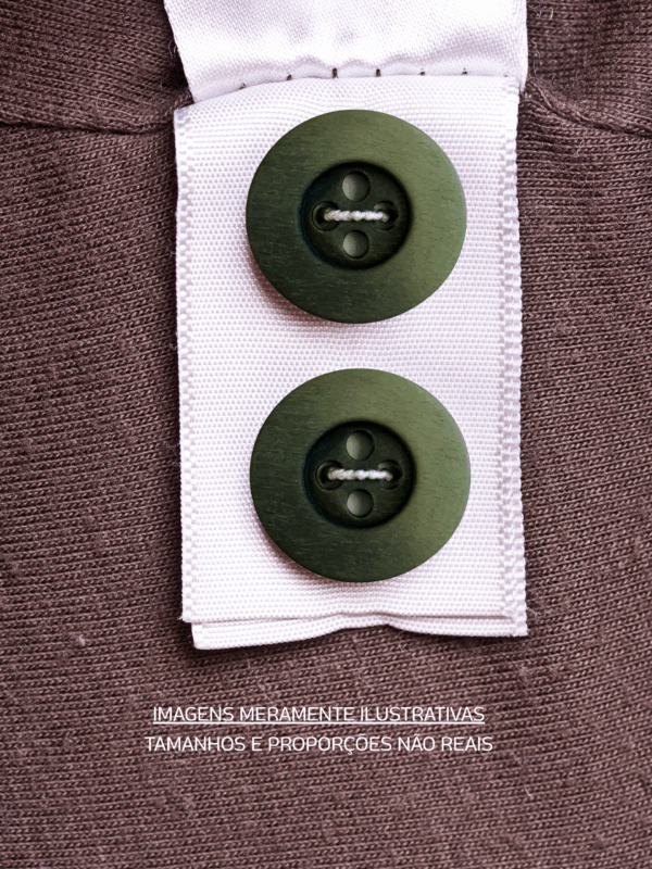 BOTÃO COROZITA VERDE MILITAR 1189-32-199 - Imagem 3