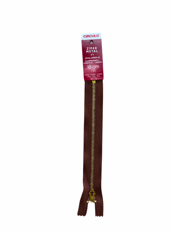 ZIPER METAL N3 18CM - COR 331 - Imagem 2