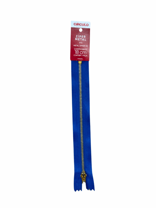 ZIPER METAL N3 18CM - COR 558 - Imagem 2