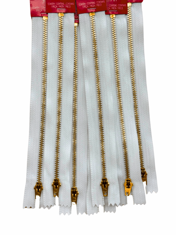 ZIPER METAL N3 18CM - COR 501 - Imagem 3