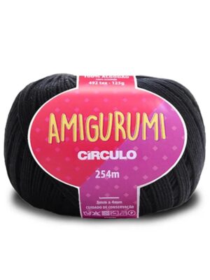 AMIGURUMI - COR 8990 (PRETO)