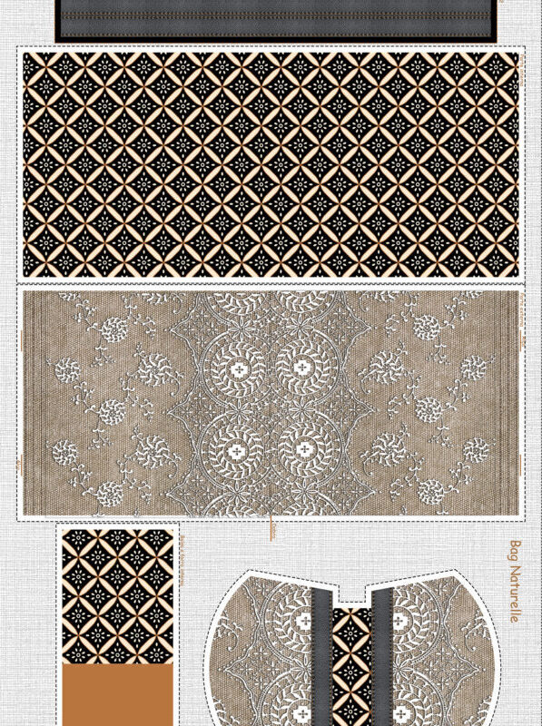 SARJA IMPERMEÁVEL TRICOLINE BOLSA - NATURELLE BAG