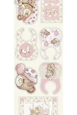 TRICOLINE BABADORES URSINHO MENINA - 100% ALGODÃO