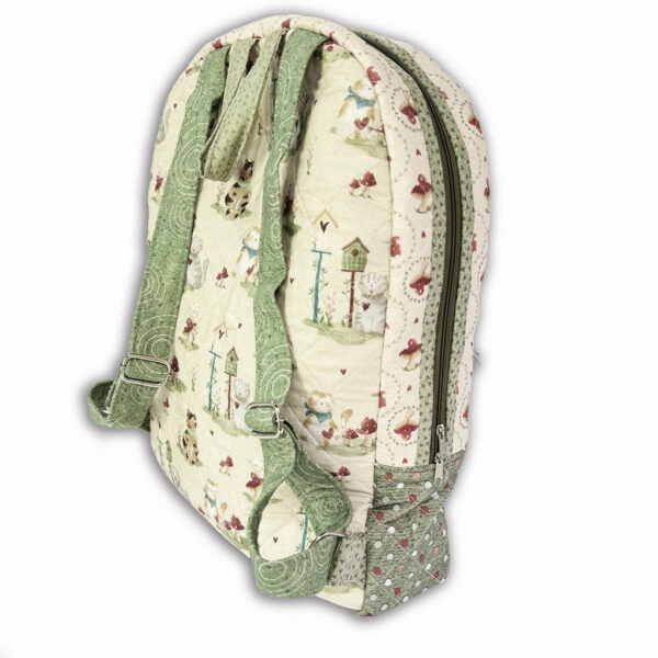 PRÉ MOLDADO TRICOLINE - MOCHILA CATS - 100% ALGODÃO - Imagem 2