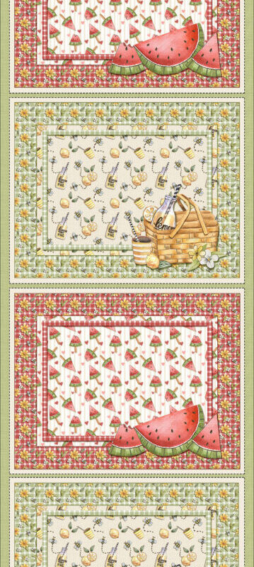 PRÉ MOLDADO TRICOLINE PAINEL JOGO AMERICANO - PICNIC - 100% ALGODÃO