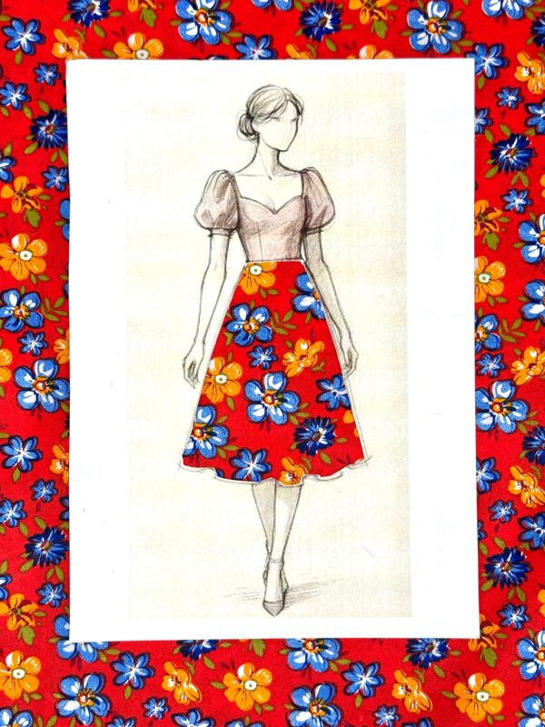 TRICOLINE CHITINHA - FUNDO VERMELHO - COM01060034 - Imagem 3