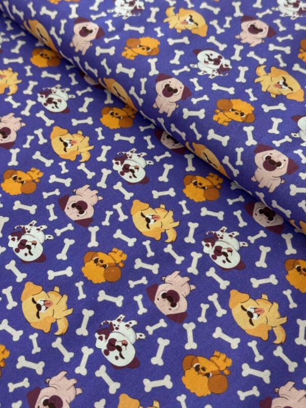 TRICOLINE CACHORROS FUNDO AZUL