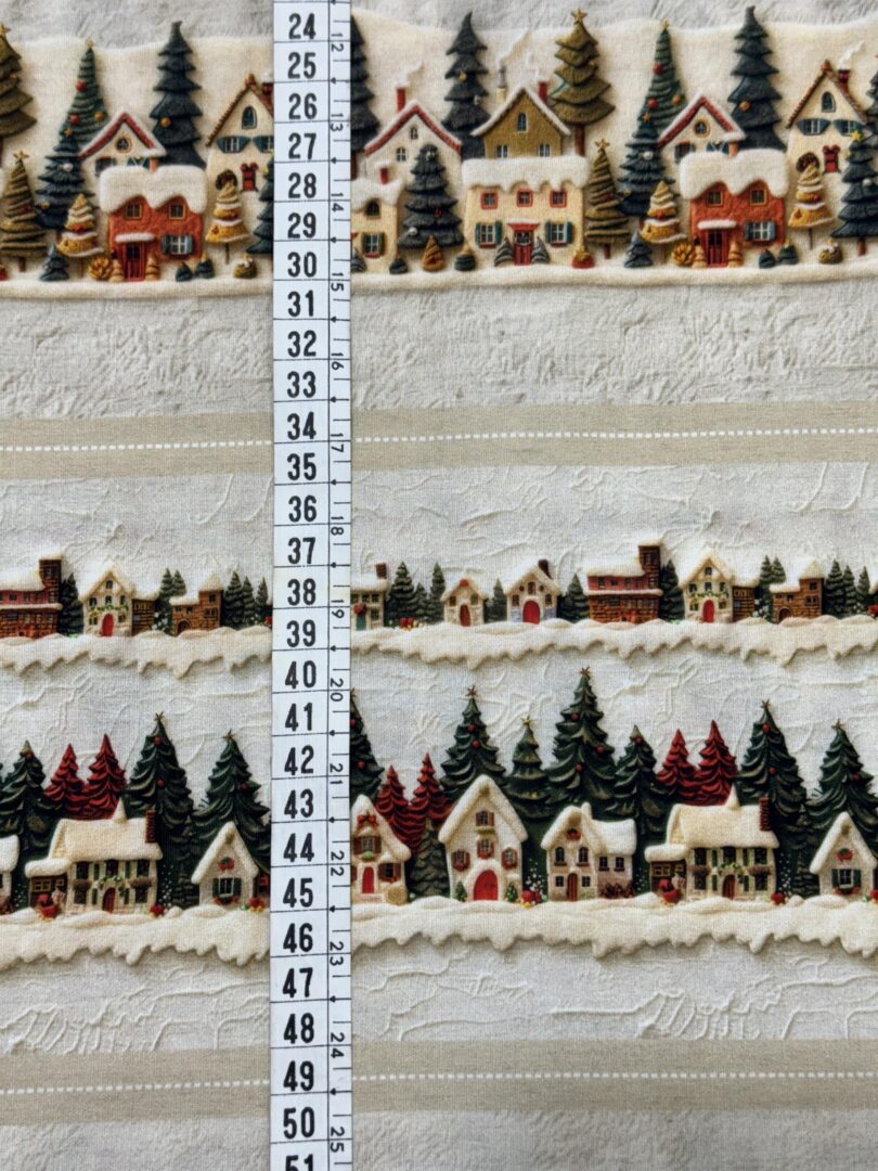 TRICOLINE BARRADO VILAGE NATALINA 2 TRICOLINE BARRADO VILAGE NATALINA - Imagem 2