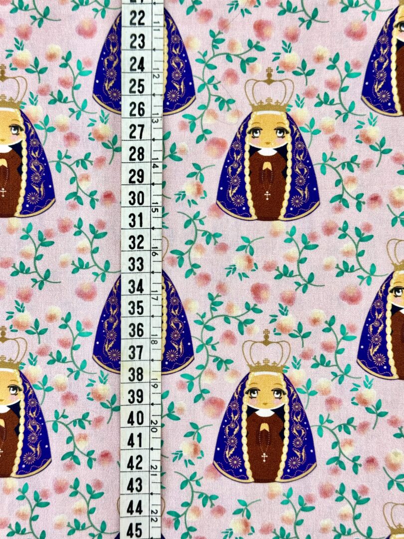 TRICOLINE NOSSA SENHORA FUNDO ROSA 9000 - E146 4 TRICOLINE NOSSA SENHORA FUNDO ROSA 9000 - E146 - Imagem 4