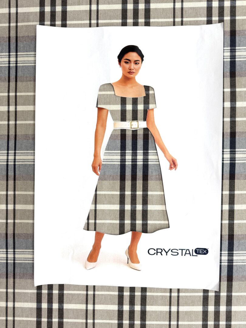 TECIDO ROMA XADREZ - DES 6 - VARIANTE 4 2 TECIDO ROMA XADREZ - DES 6 - VARIANTE 4 - Imagem 2