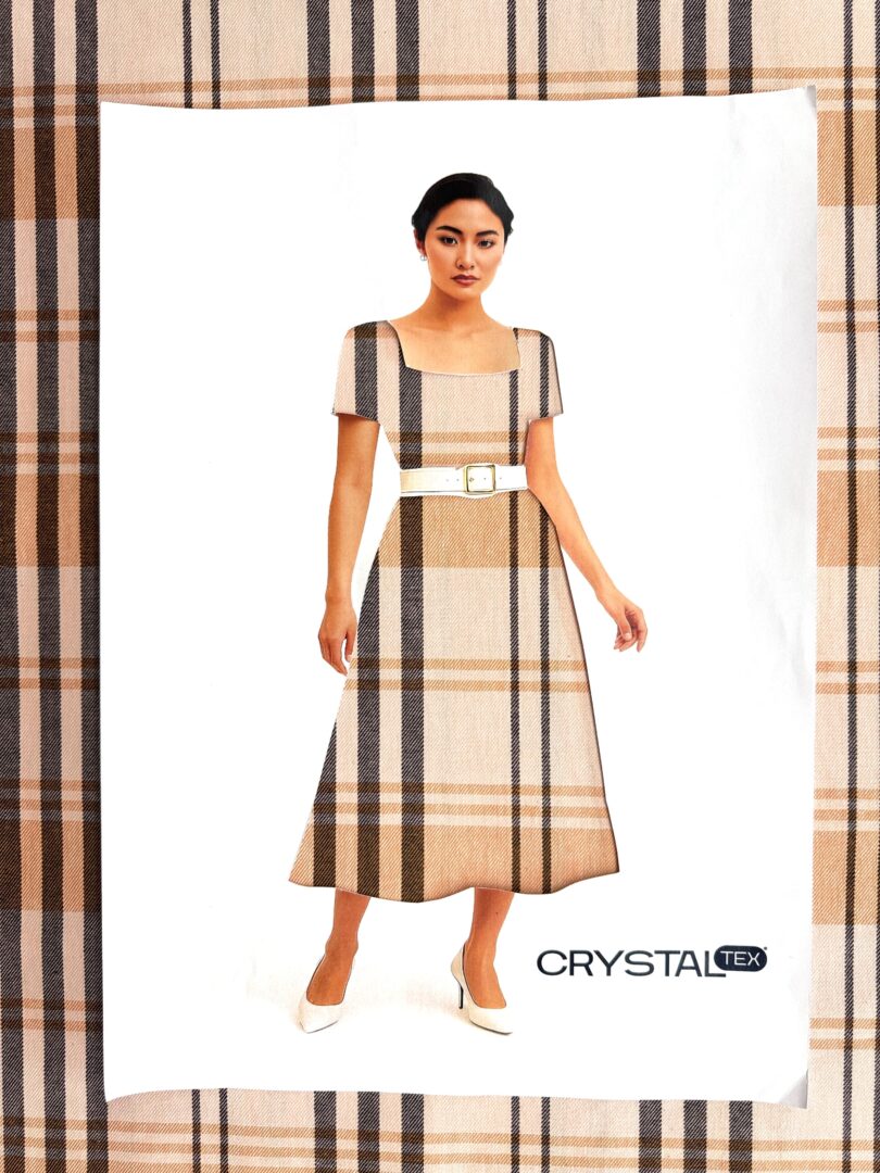 TECIDO ROMA XADREZ - DES 12 - VARIANTE 5 2 TECIDO ROMA XADREZ - DES 12 - VARIANTE 5 - Imagem 2