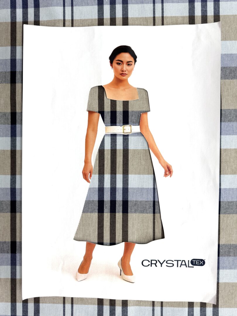 TECIDO ROMA XADREZ - DES 15 - VARIANTE 3 2 TECIDO ROMA XADREZ - DES 15 - VARIANTE 3 - Imagem 2