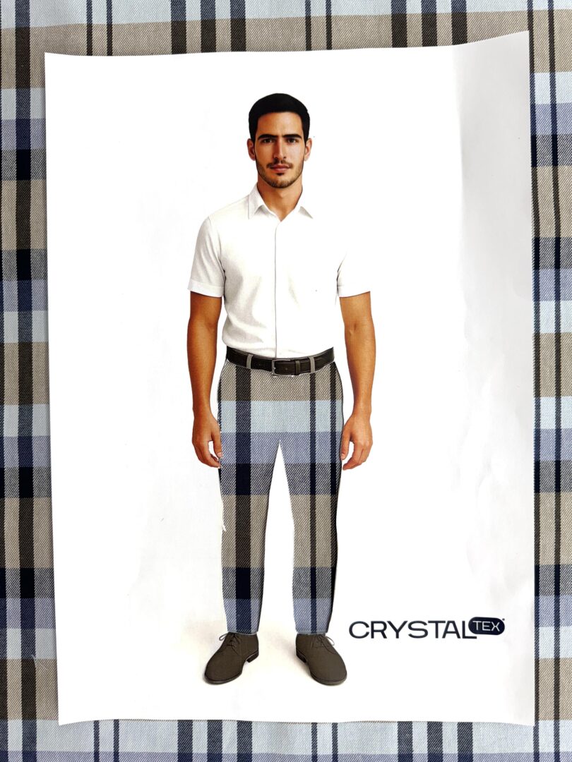 TECIDO ROMA XADREZ - DES 15 - VARIANTE 3 3 TECIDO ROMA XADREZ - DES 15 - VARIANTE 3 - Imagem 3