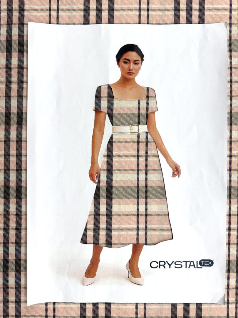 TECIDO ROMA XADREZ - DES 9 - VARIANTE 4 2 TECIDO ROMA XADREZ - DES 9 - VARIANTE 4 - Imagem 2