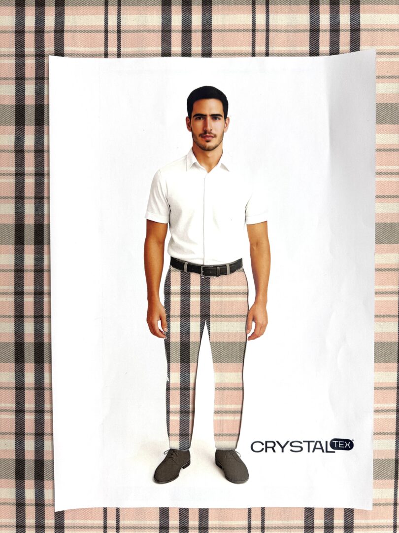 TECIDO ROMA XADREZ - DES 9 - VARIANTE 4 3 TECIDO ROMA XADREZ - DES 9 - VARIANTE 4 - Imagem 3