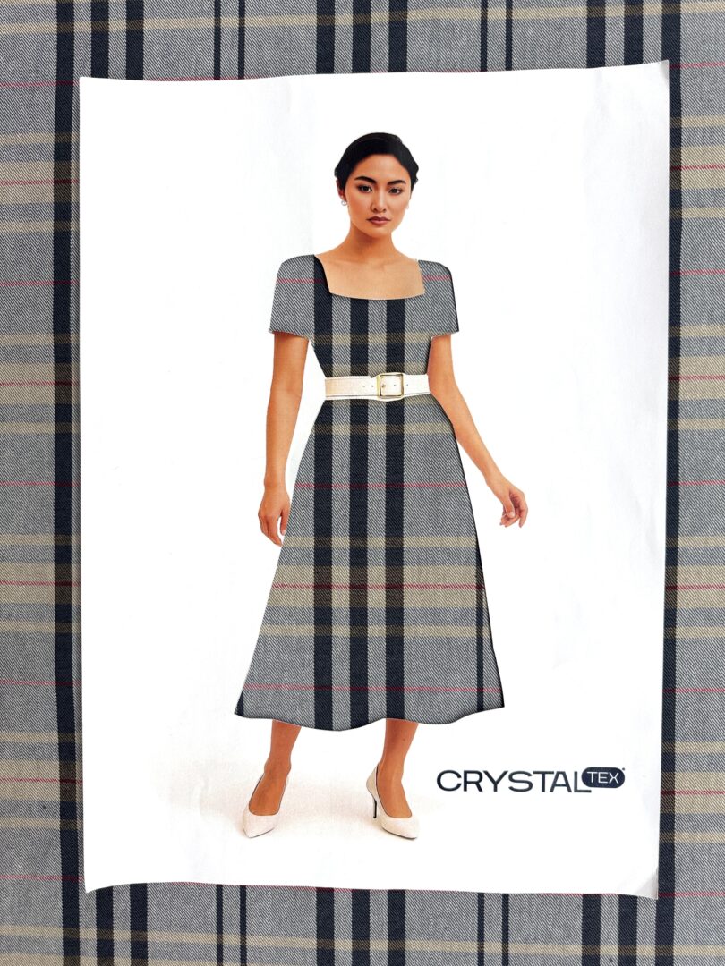 TECIDO ROMA XADREZ - DES 3 - VARIANTE 3 2 TECIDO ROMA XADREZ - DES 3 - VARIANTE 3 - Imagem 2