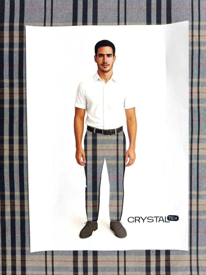 TECIDO ROMA XADREZ - DES 3 - VARIANTE 3 3 TECIDO ROMA XADREZ - DES 3 - VARIANTE 3 - Imagem 3