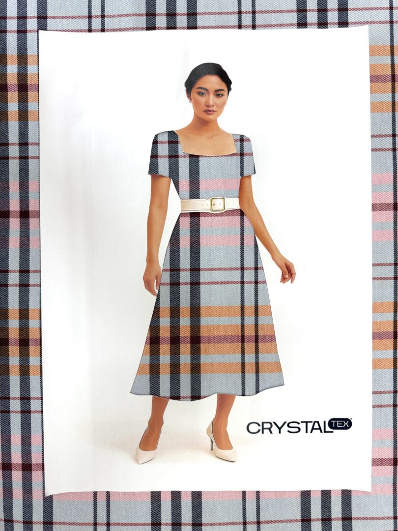 TECIDO ROMA XADREZ - DES 2 - VARIANTE 5 2 TECIDO ROMA XADREZ - DES 2 - VARIANTE 5 - Imagem 2