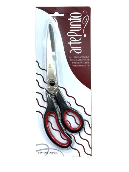 TESOURA MULTIUSO PRETA - TAM 24,5 1 TESOURA MULTIUSO PRETA - TAM 24,5