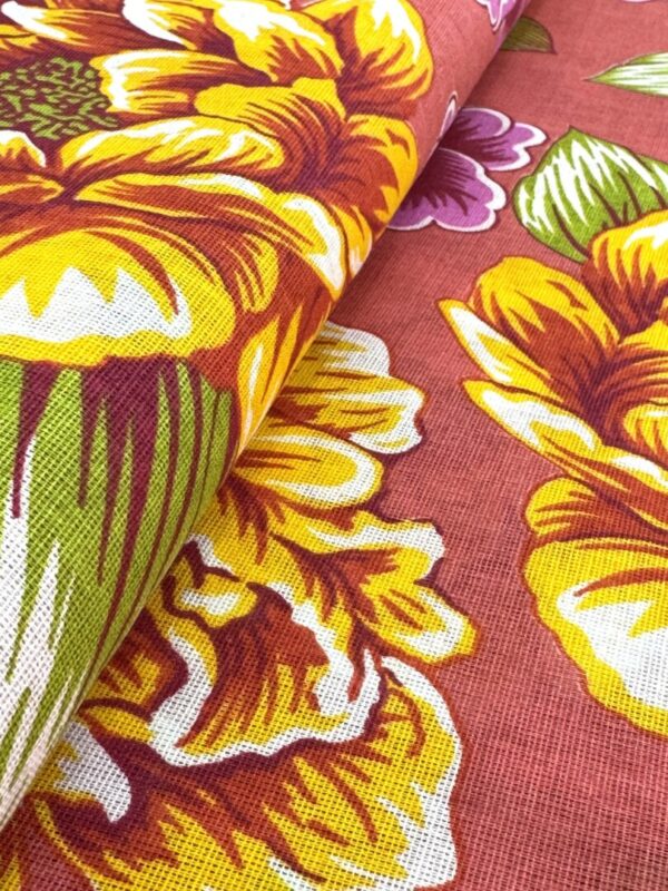 Sacrum cor | Tecidos Digitais, Tricolines e Barrados 56 TECIDO CHITAO FUNDO LARANJA