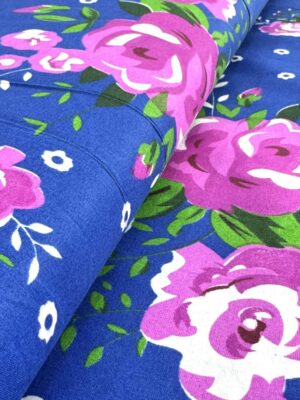 TECIDO CHITÃO FUNDO AZUL