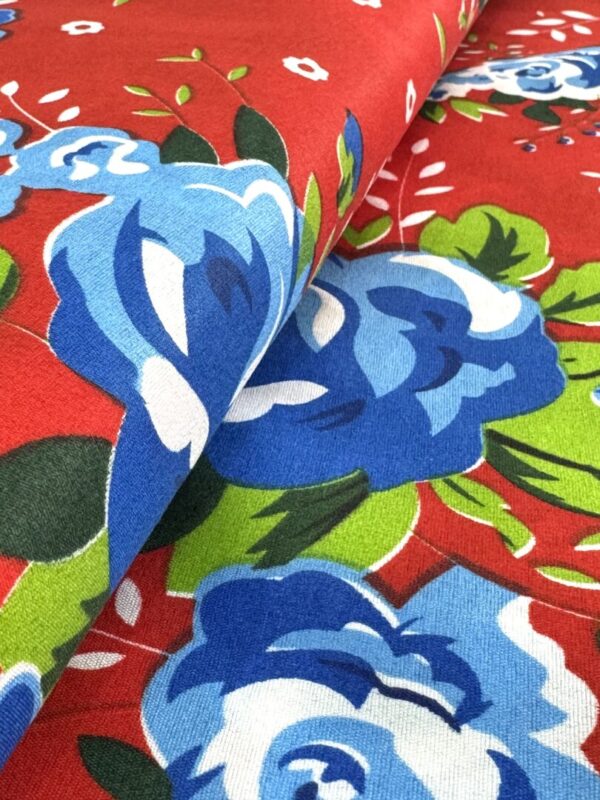 TECIDO CHITÃO FUNDO VERMELHO