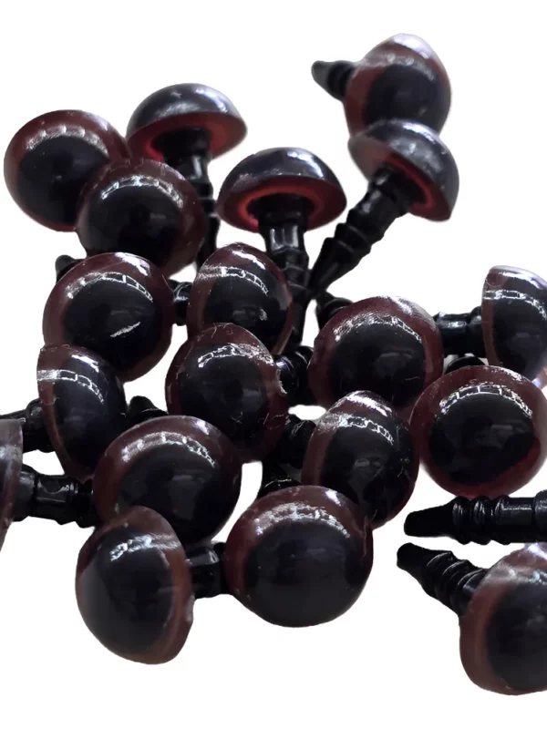 KIT 10 PARES OLHOS CASTANHOS - TAM 10