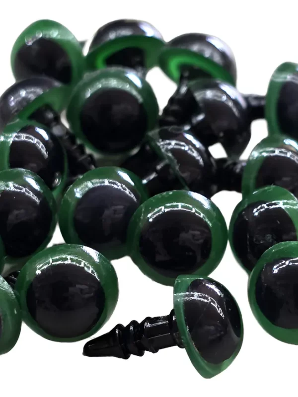 KIT 10 PARES OLHOS VERDES - TAM 10