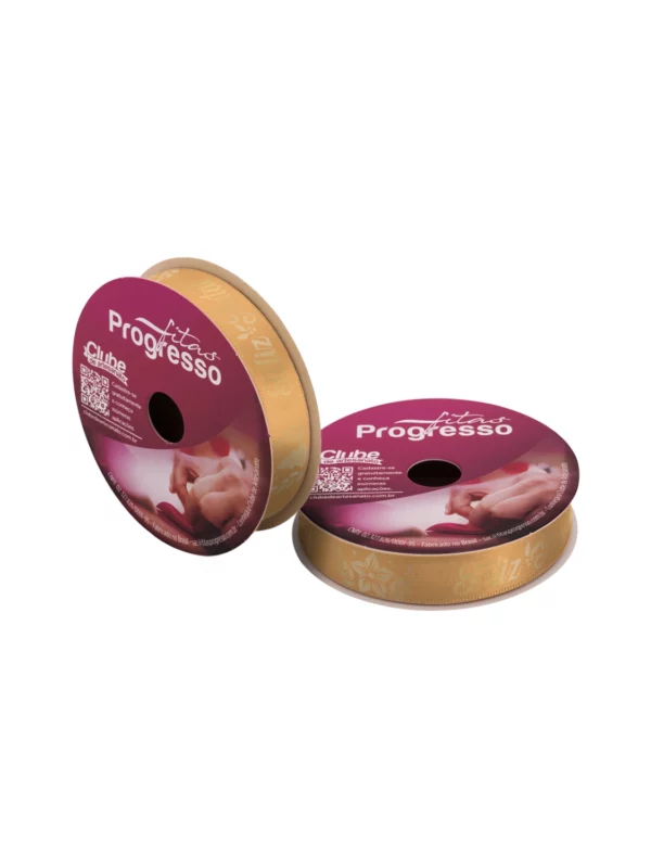 Fita de Cetim Natalina 22mm Fitas Progresso referência ECF 005H cor 1003 para decoração